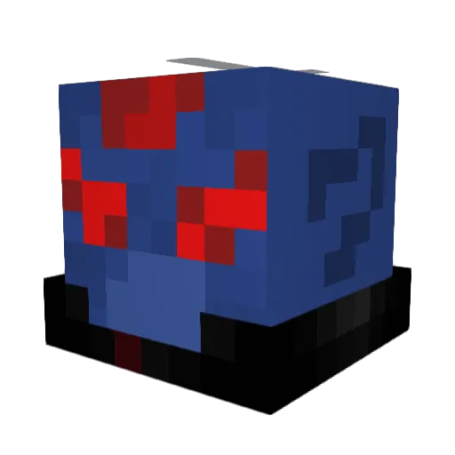 Kaarat_AF Minecraft avatar head, 3D render