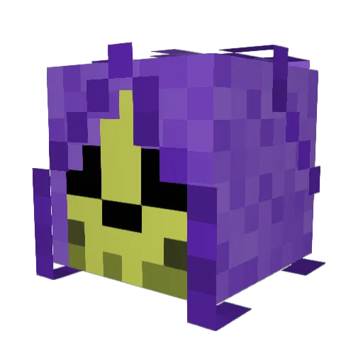Kaarissette Minecraft avatar head, 3D render