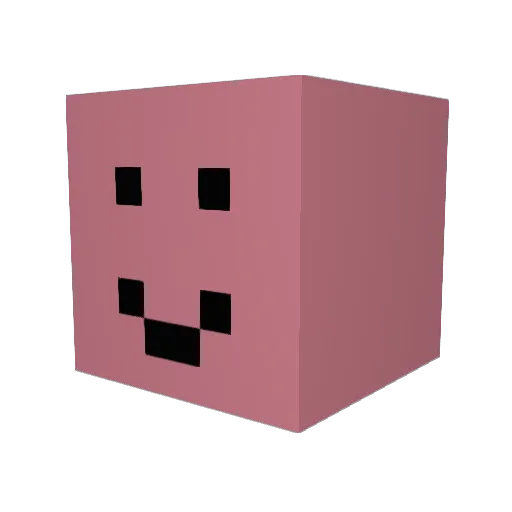 Kaarlak Minecraft avatar head, 3D render