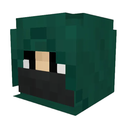 Kaasje__ Minecraft avatar head, 3D render