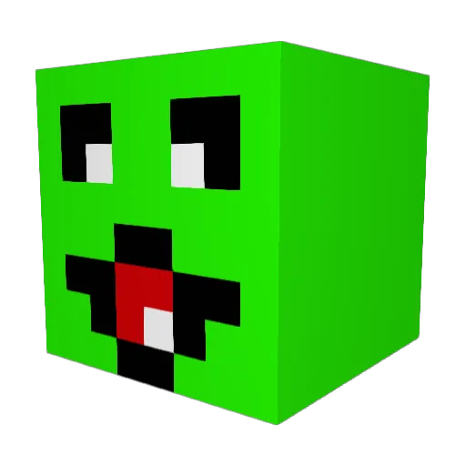 Kaaskop2001 Minecraft avatar head, 3D render