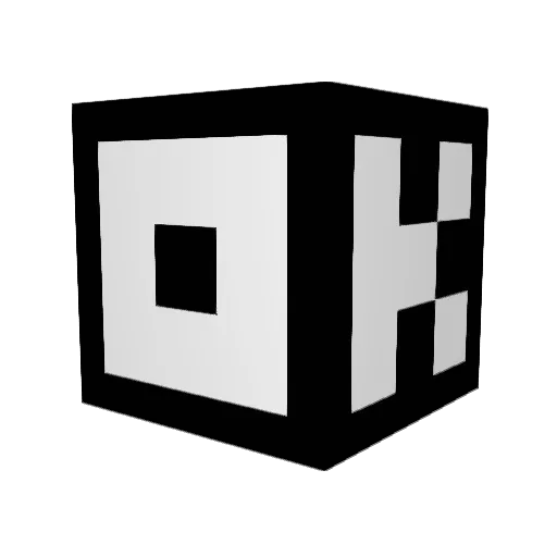 Kaastle Minecraft avatar head, 3D render