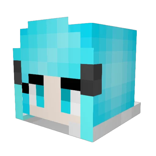 Kaatapohlt Minecraft avatar head, 3D render