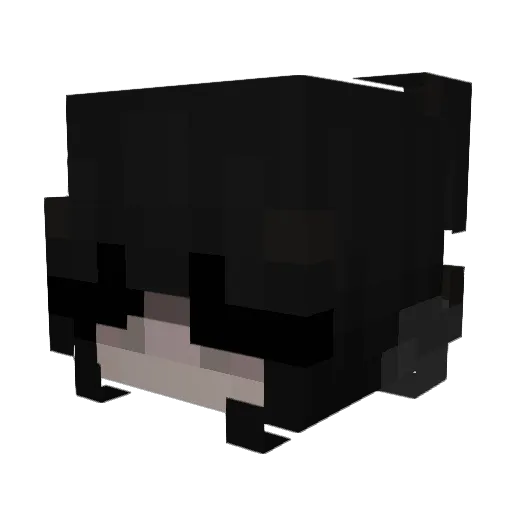 Kaatsa Minecraft avatar head, 3D render
