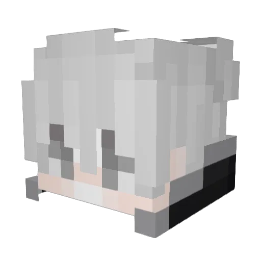 Kaavela Minecraft avatar head, 3D render