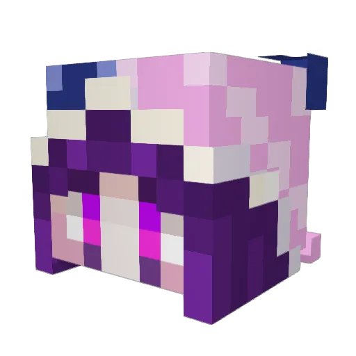 KaayyKayy Minecraft avatar head, 3D render