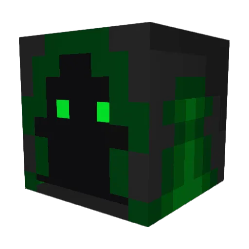 Kaaziru Minecraft avatar head, 3D render
