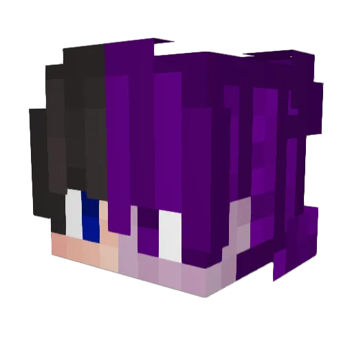 Kabaczunio Minecraft avatar head, 3D render