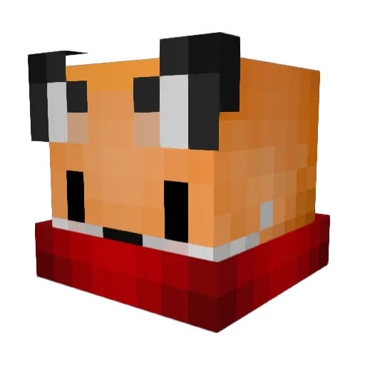 Kabajat2008 Minecraft avatar head, 3D render