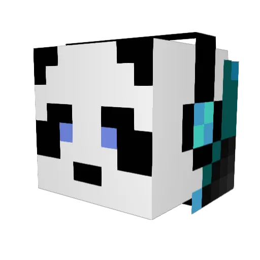 Kabaschlonz Minecraft avatar head, 3D render