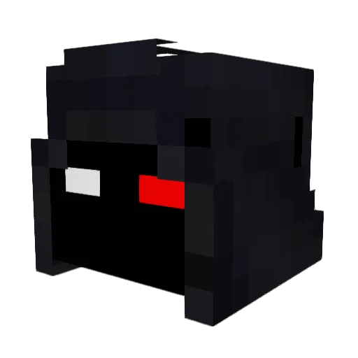 Kabato48 Minecraft avatar head, 3D render