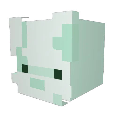 KabeeeleK Minecraft avatar head, 3D render