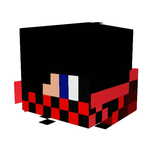 KaberLP Minecraft avatar head, 3D render