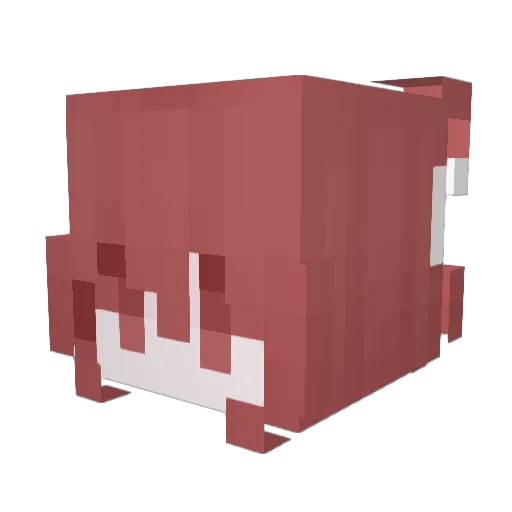 Kaberil Minecraft avatar head, 3D render