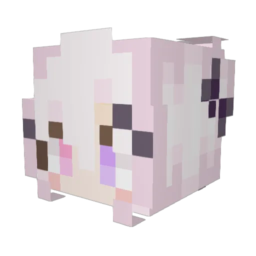KabiDaemon Minecraft avatar head, 3D render