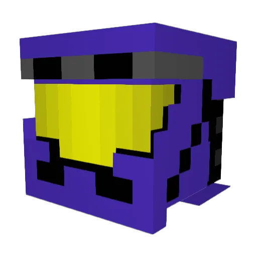 Kabose Minecraft avatar head, 3D render