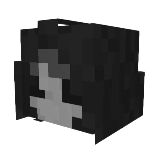 Kaboze Minecraft avatar head, 3D render