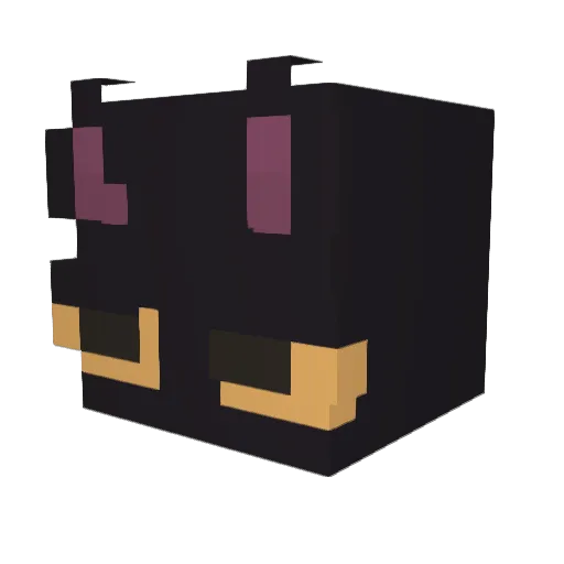 Kabuu_ Minecraft avatar head, 3D render