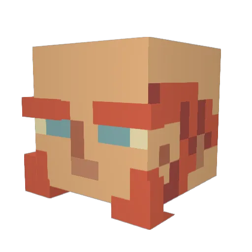 Kaby_Beem Minecraft avatar head, 3D render
