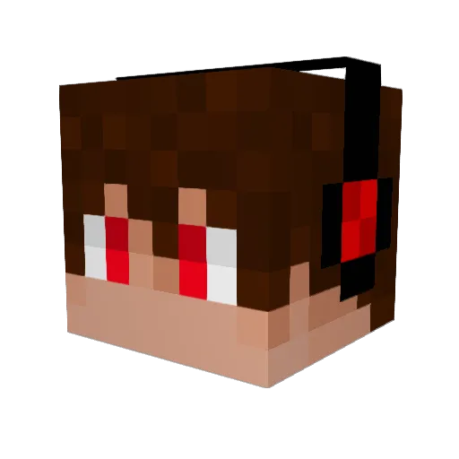 Kaby_K Minecraft avatar head, 3D render