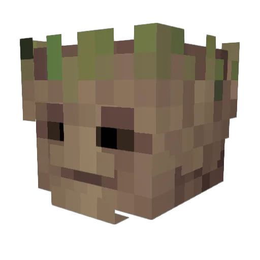 Kacchan0427 Minecraft avatar head, 3D render