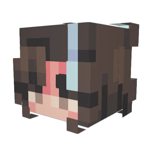 Kacey0926 Minecraft avatar head, 3D render