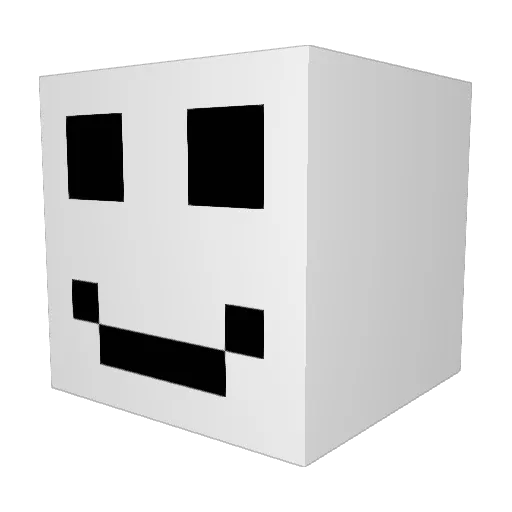 Kachemmo Minecraft avatar head, 3D render