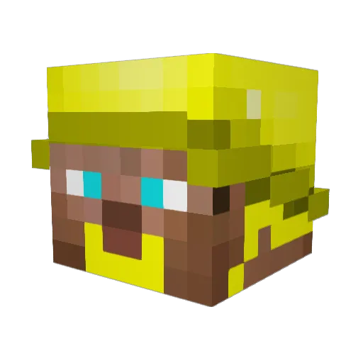 KachiggaMaNi Minecraft avatar head, 3D render