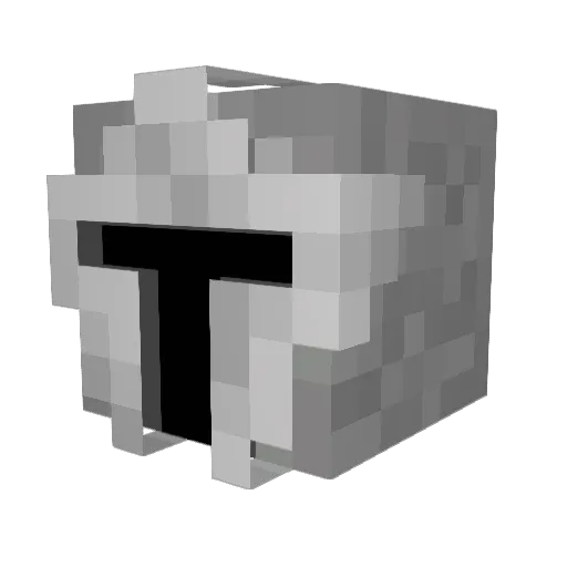 Kachman Minecraft avatar head, 3D render