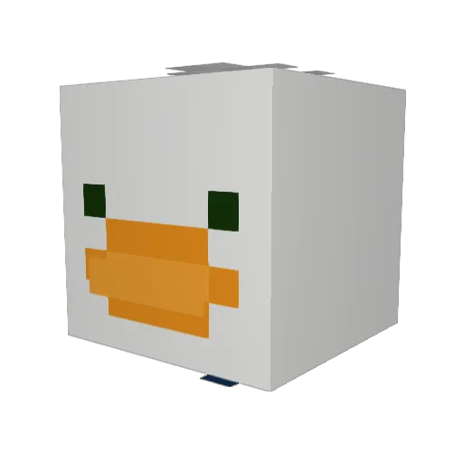 KackerlackaZZZZ Minecraft avatar head, 3D render