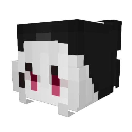 Kacoo93 Minecraft avatar head, 3D render