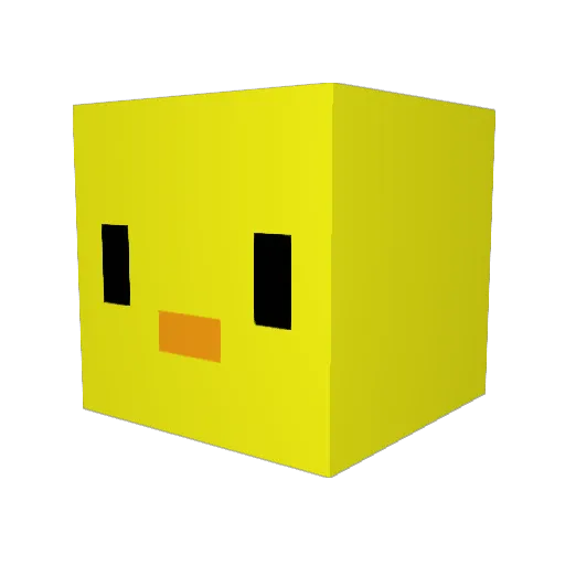 Kacooorek Minecraft avatar head, 3D render