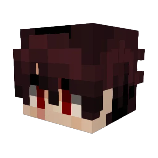 Kacp1n Minecraft avatar head, 3D render