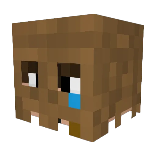Kacper123451 Minecraft avatar head, 3D render