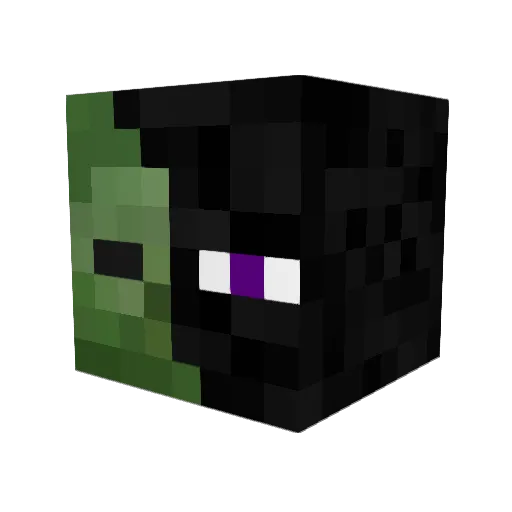 Kacper420_ Minecraft avatar head, 3D render