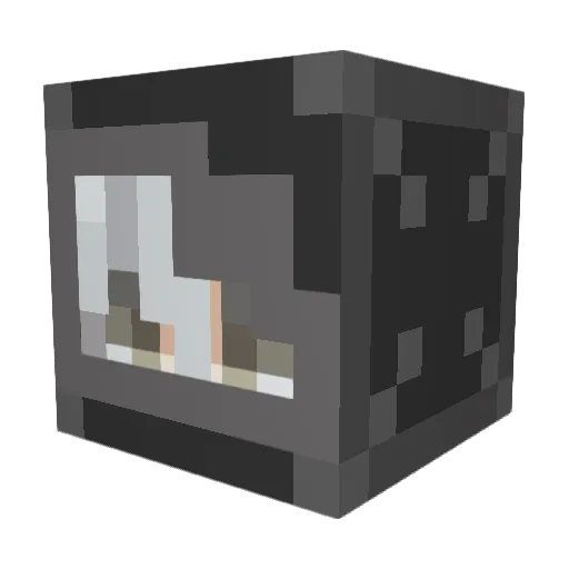 KacperHasaki Minecraft avatar head, 3D render