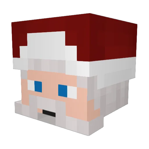 KacperKong Minecraft avatar head, 3D render