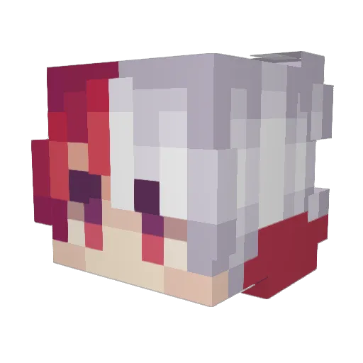 KacperMajster Minecraft avatar head, 3D render