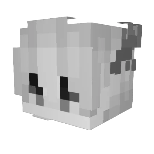 Kacperino1 Minecraft avatar head, 3D render