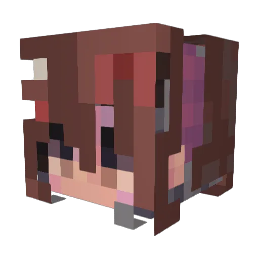 Kacperowski18 Minecraft avatar head, 3D render