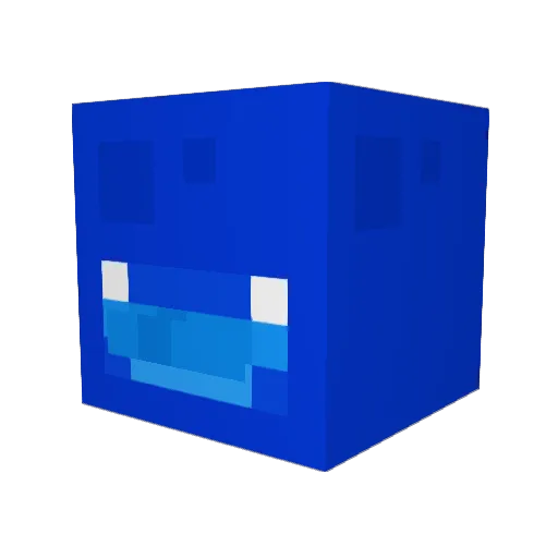 Kacsu07 Minecraft avatar head, 3D render