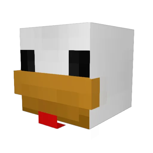 Kact0r_ Minecraft avatar head, 3D render