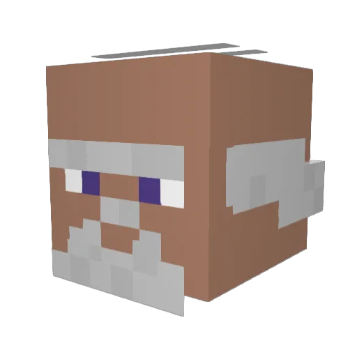 Kaczuchaa_PL Minecraft avatar head, 3D render