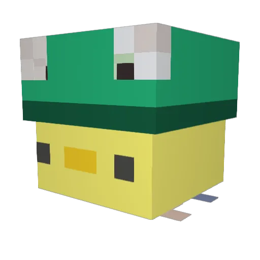 KaczusiaPL Minecraft avatar head, 3D render