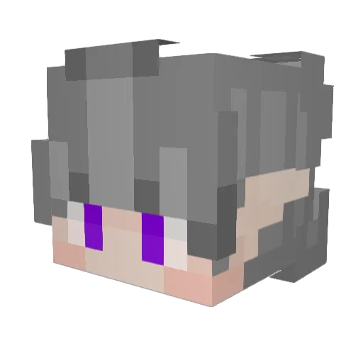 Kadavrys Minecraft avatar head, 3D render