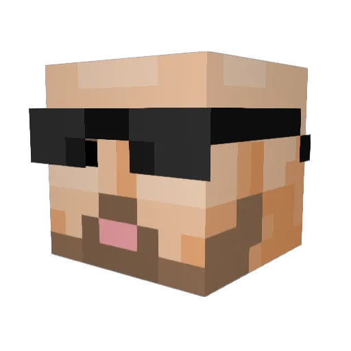 KadeIs3mk Minecraft avatar head, 3D render