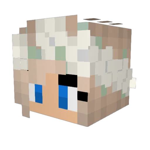 Kadee_G Minecraft avatar head, 3D render