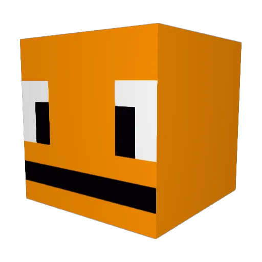 Kaden132 Minecraft avatar head, 3D render