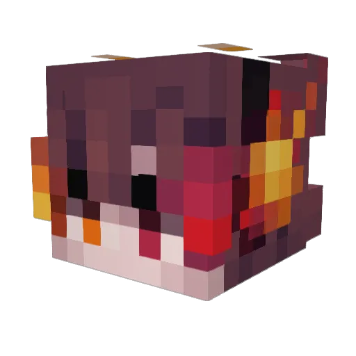 Kaden7169 Minecraft avatar head, 3D render
