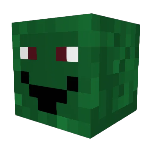 Kaderade_ Minecraft avatar head, 3D render